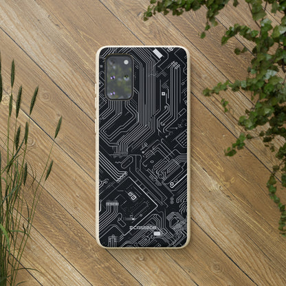 Cyber Circuitry Art | Biodegradable Phone Case