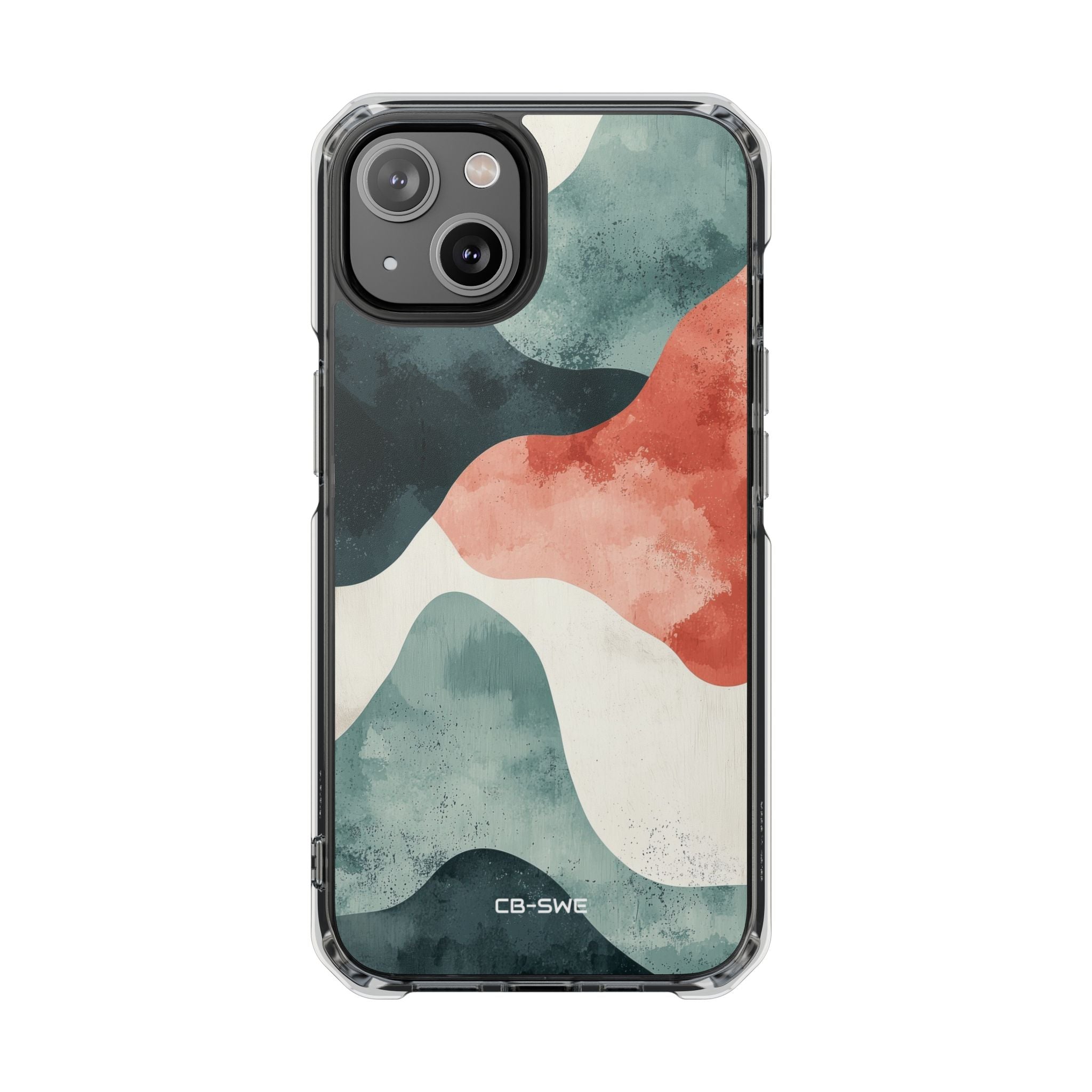 Fluid Shapes Emerge iPhone Case - Impact
