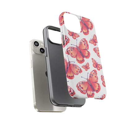 Vibrant Butterfly Dance - iPhone Case