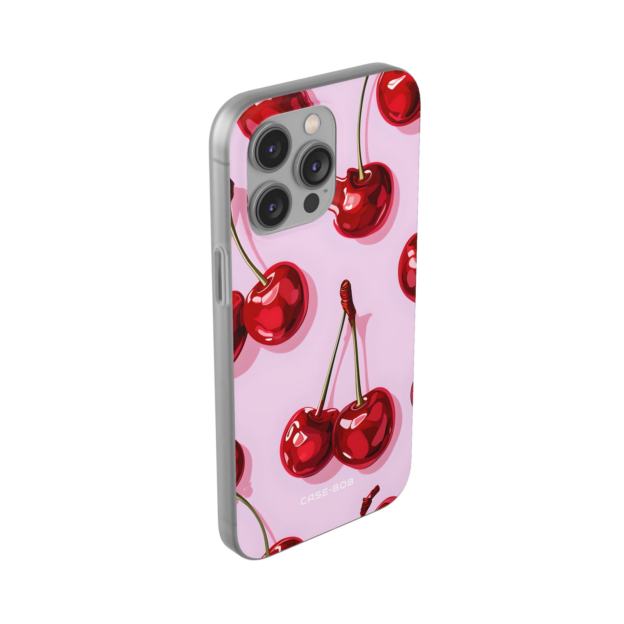 Glossy Cherry Burst iPhone 14 Pro Max Case - Soft