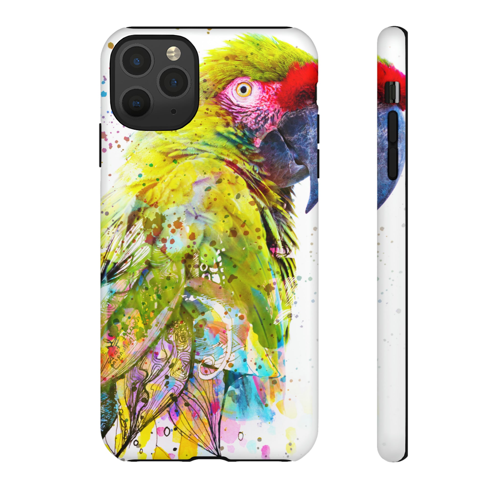 Colorful Parrot - Protective Phone Case