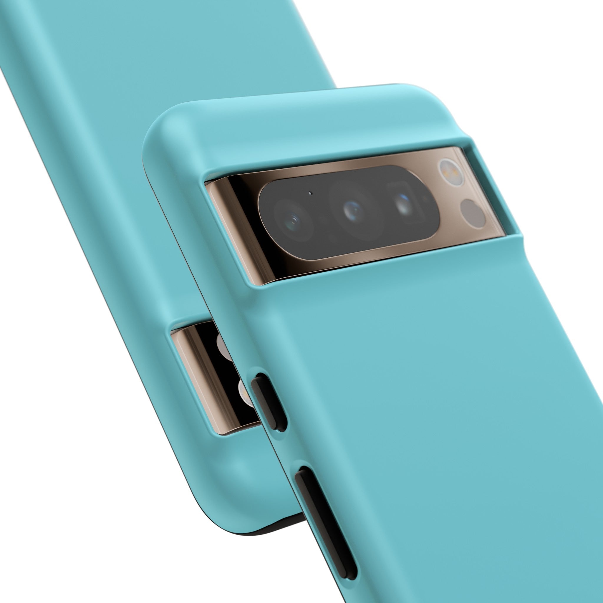 Cyan Blue - Protective Phone Case - Protective Phone Case