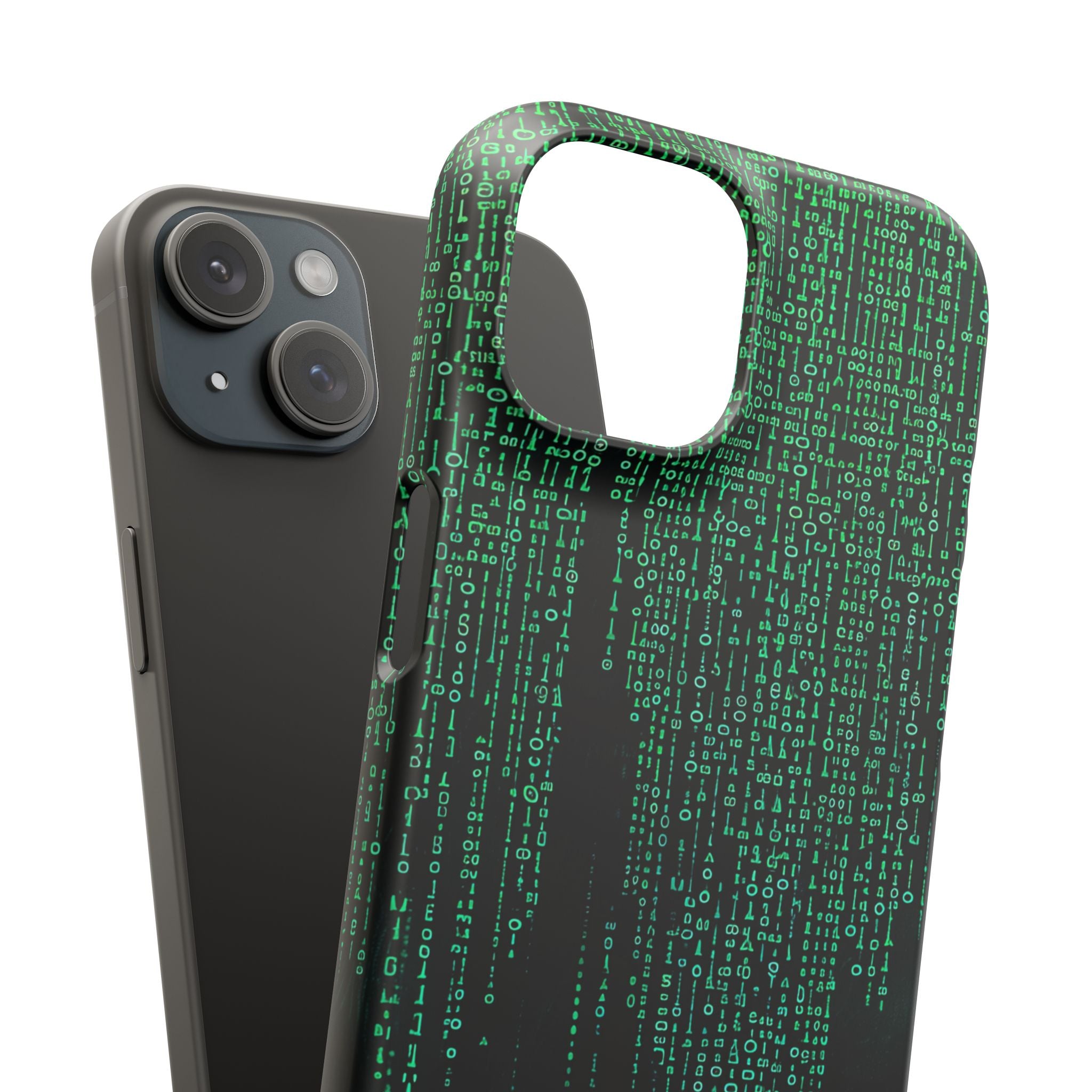 Matrix Gradient Flow iPhone 15 - Slim Phone Case