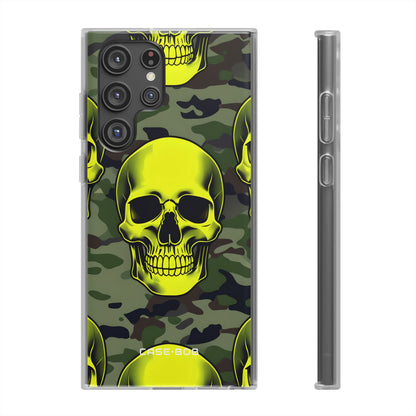 Neon Skull Camo Samsung S22 Ultra Case - Soft