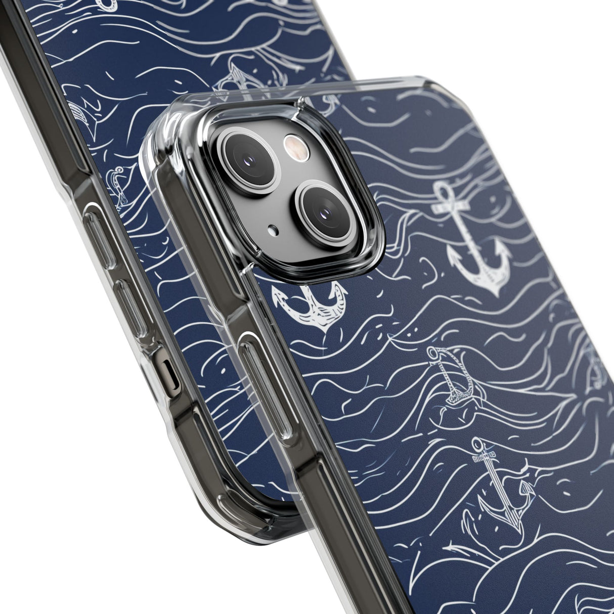 Nautical Serenity – Handyhülle für iPhone (Clear Impact – Magnetisch)