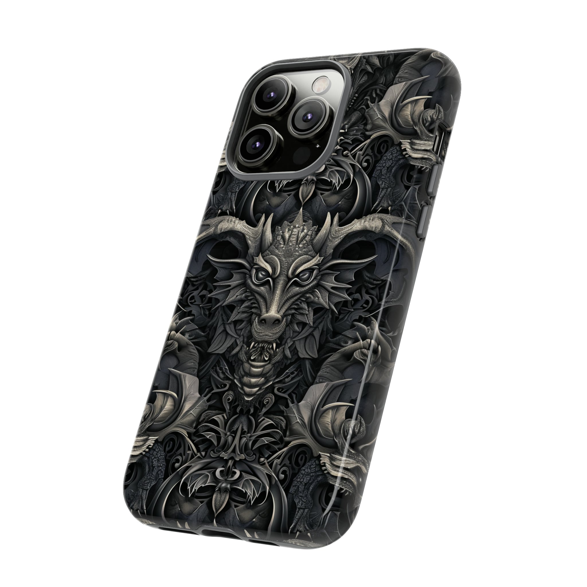 Mythical Gargoyles Tapestry - Protective Phone Case