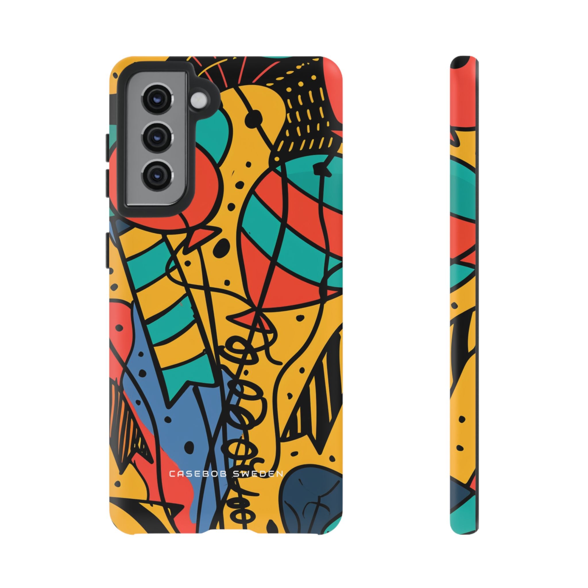 Playful Lines in Motion  Samsung S21 - Tough Phone Case