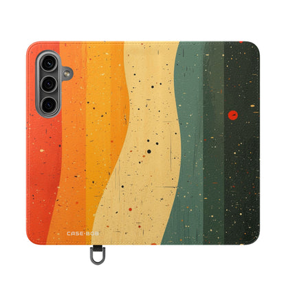 Wavy Spectrum - Samsung S24 Case - Wallet