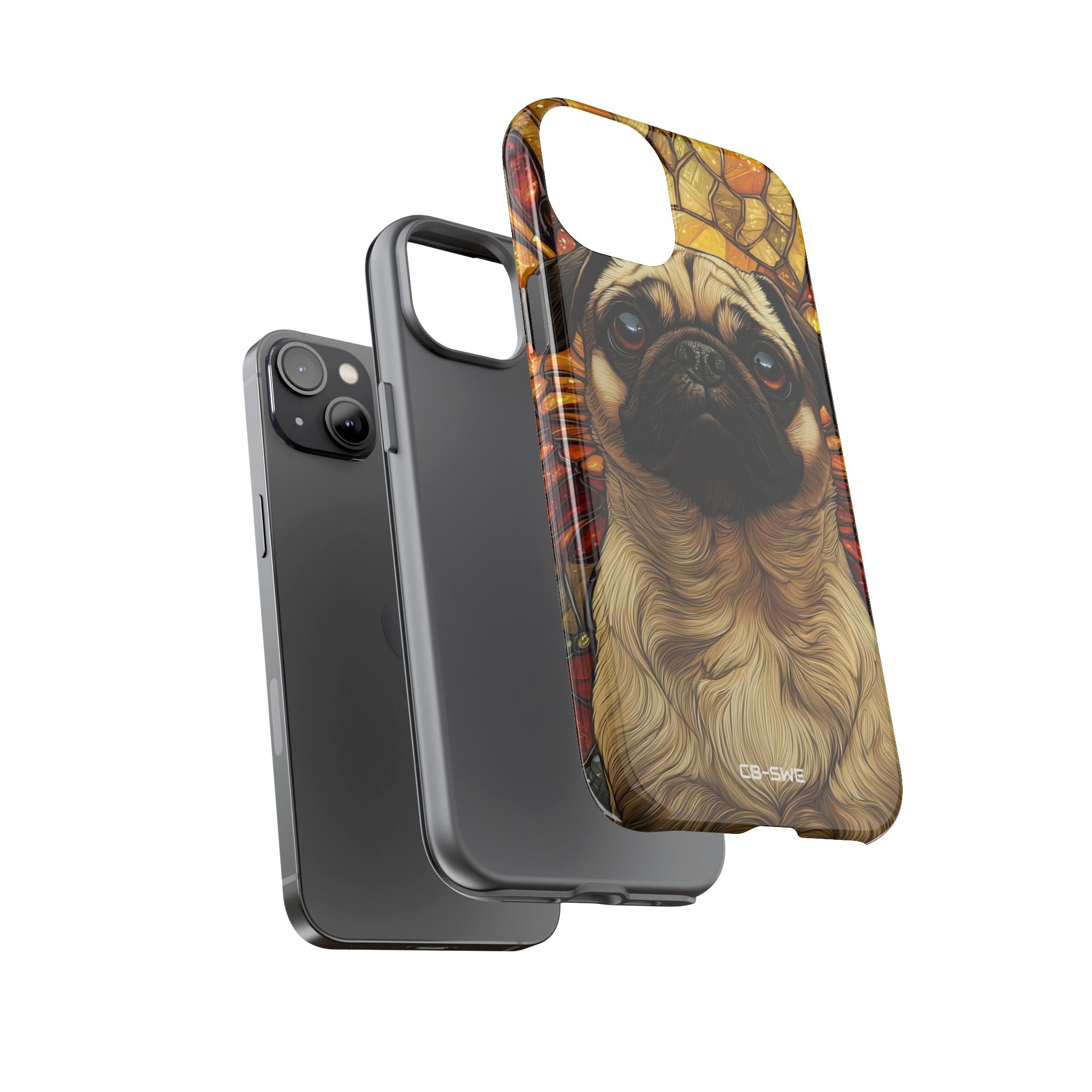 Pug Soars Brightly - iPhone Case