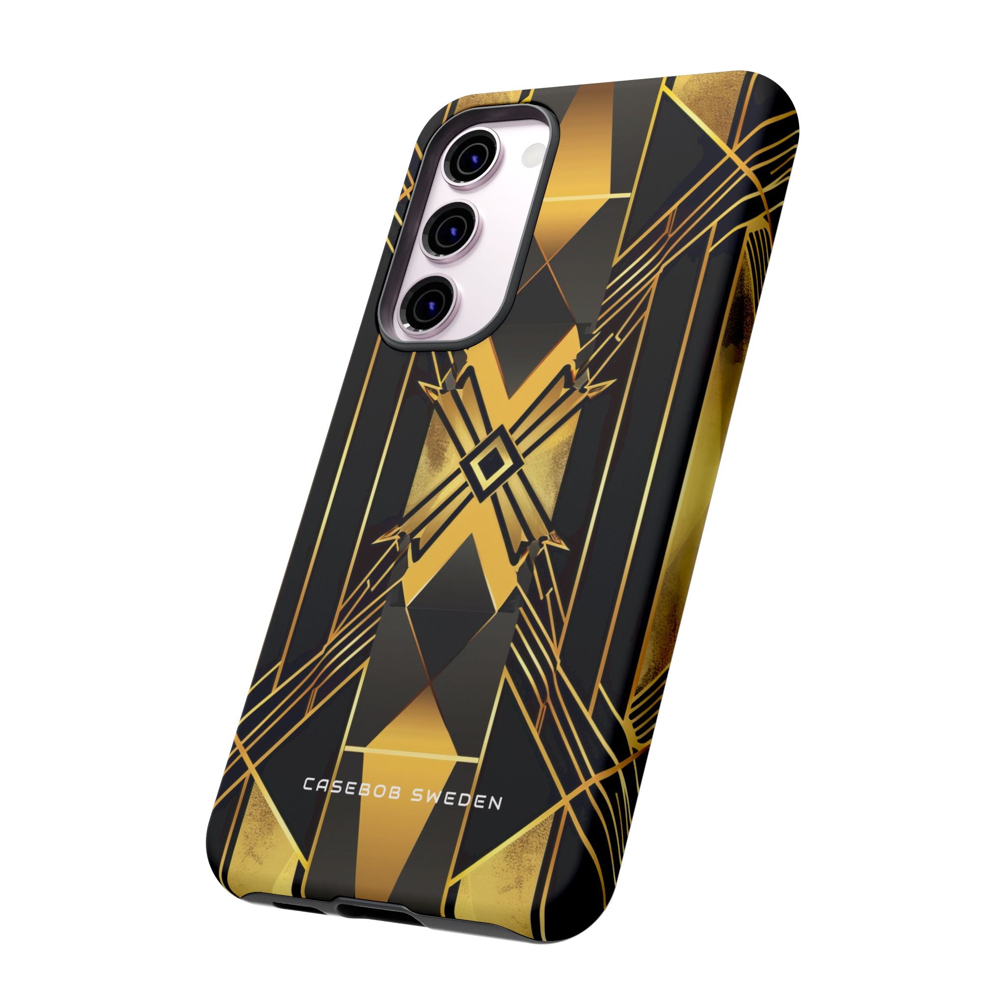 Golden Geometric Elegance Samsung S23 - Tough Phone Case