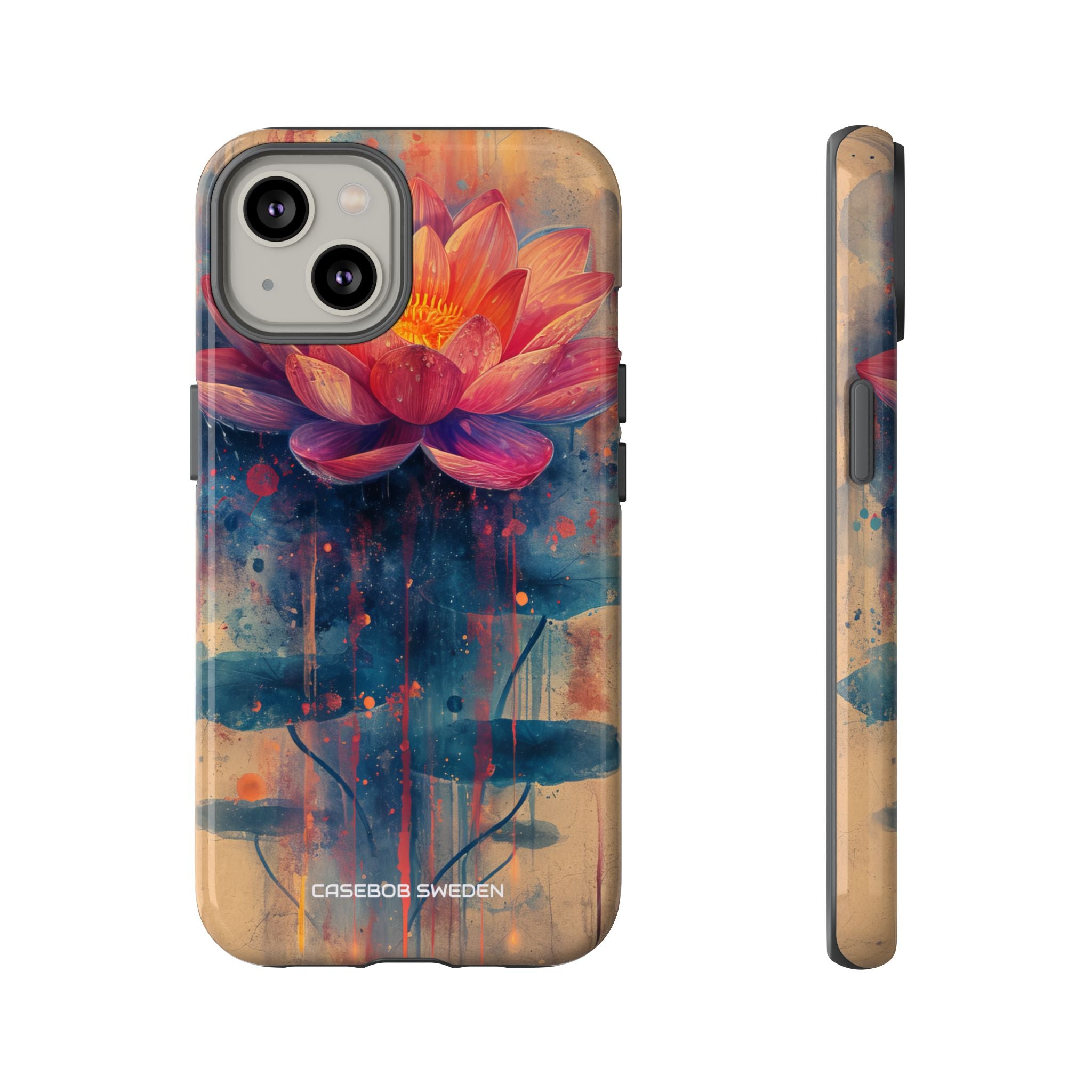 Lotus Blossom Art - Tough iPhone 14 Phone Case