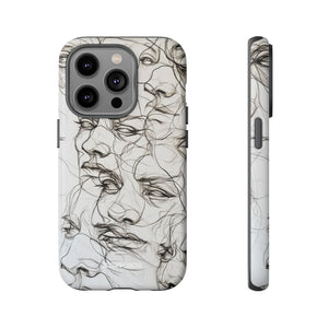 Ethereal Faces | Protective Phone Case for iPhone