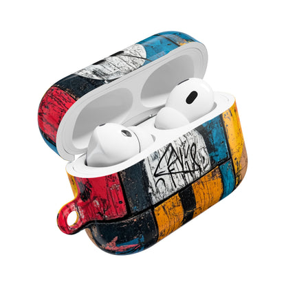 Witte Orb Graffiti - AirPods Case