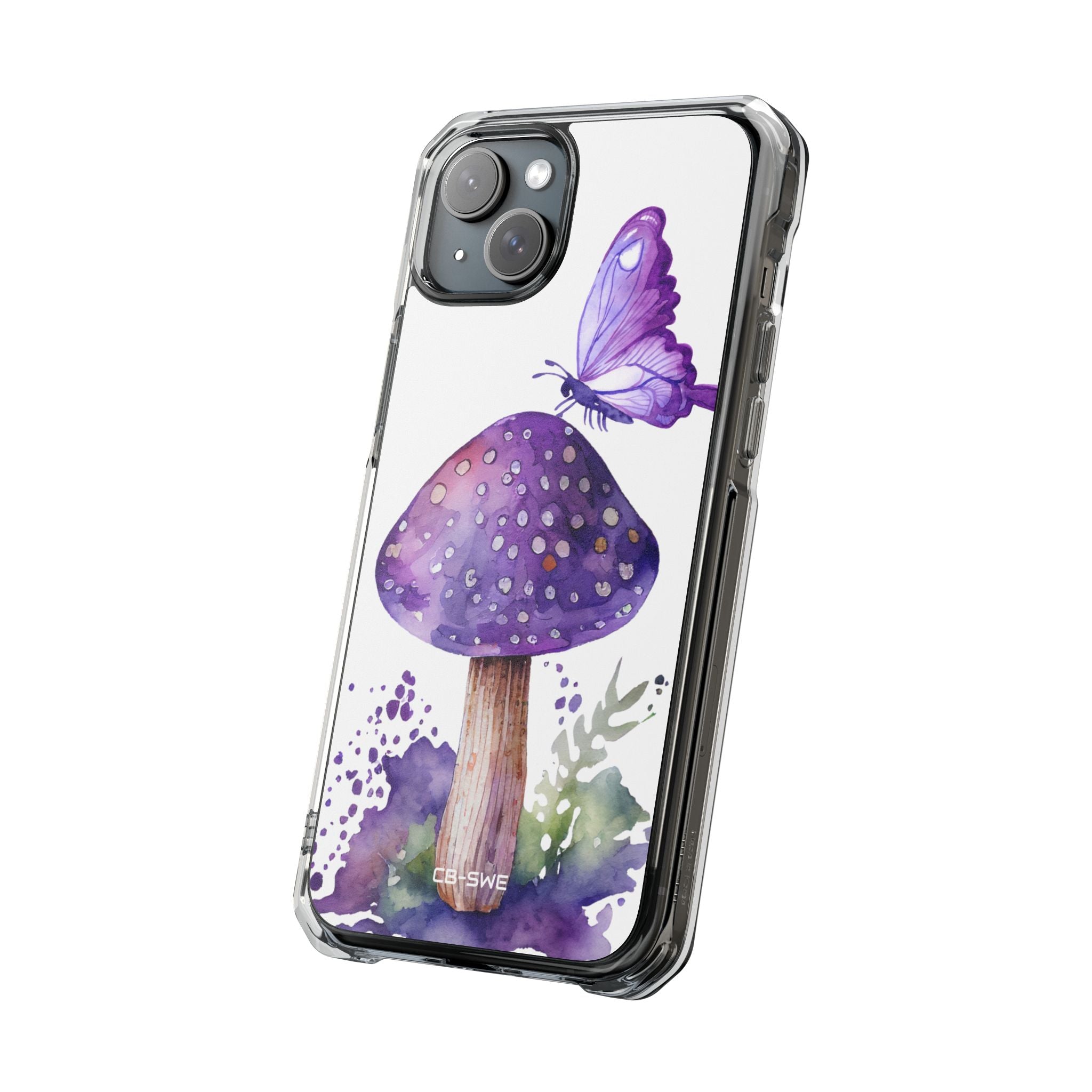 Whimsical Butterfly Perch iPhone Case - Impact