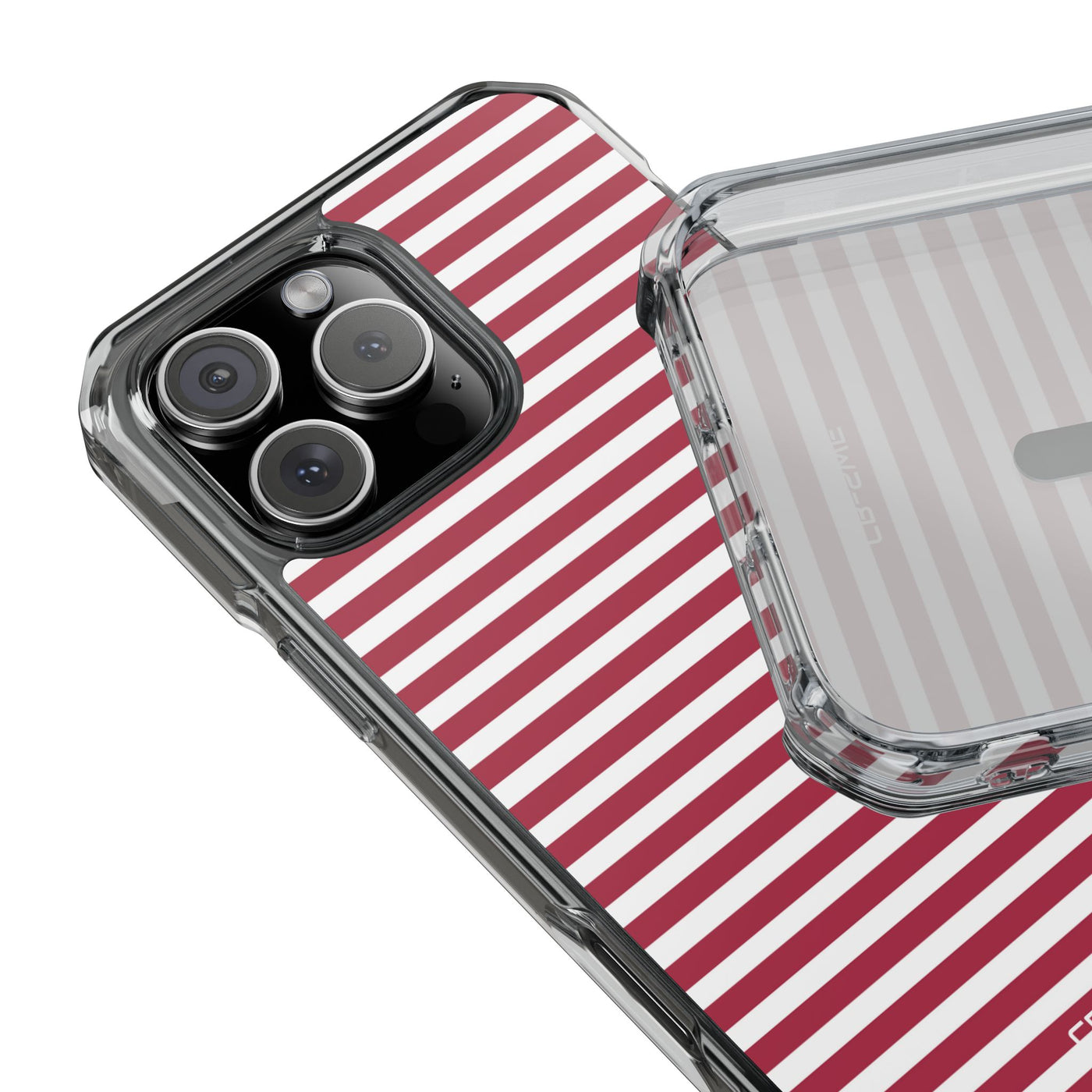 Red Stripes Wrap iPhone Case - Impact