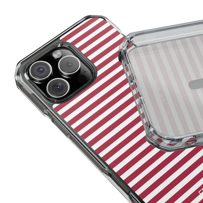 Red Stripes Wrap iPhone Case - Impact