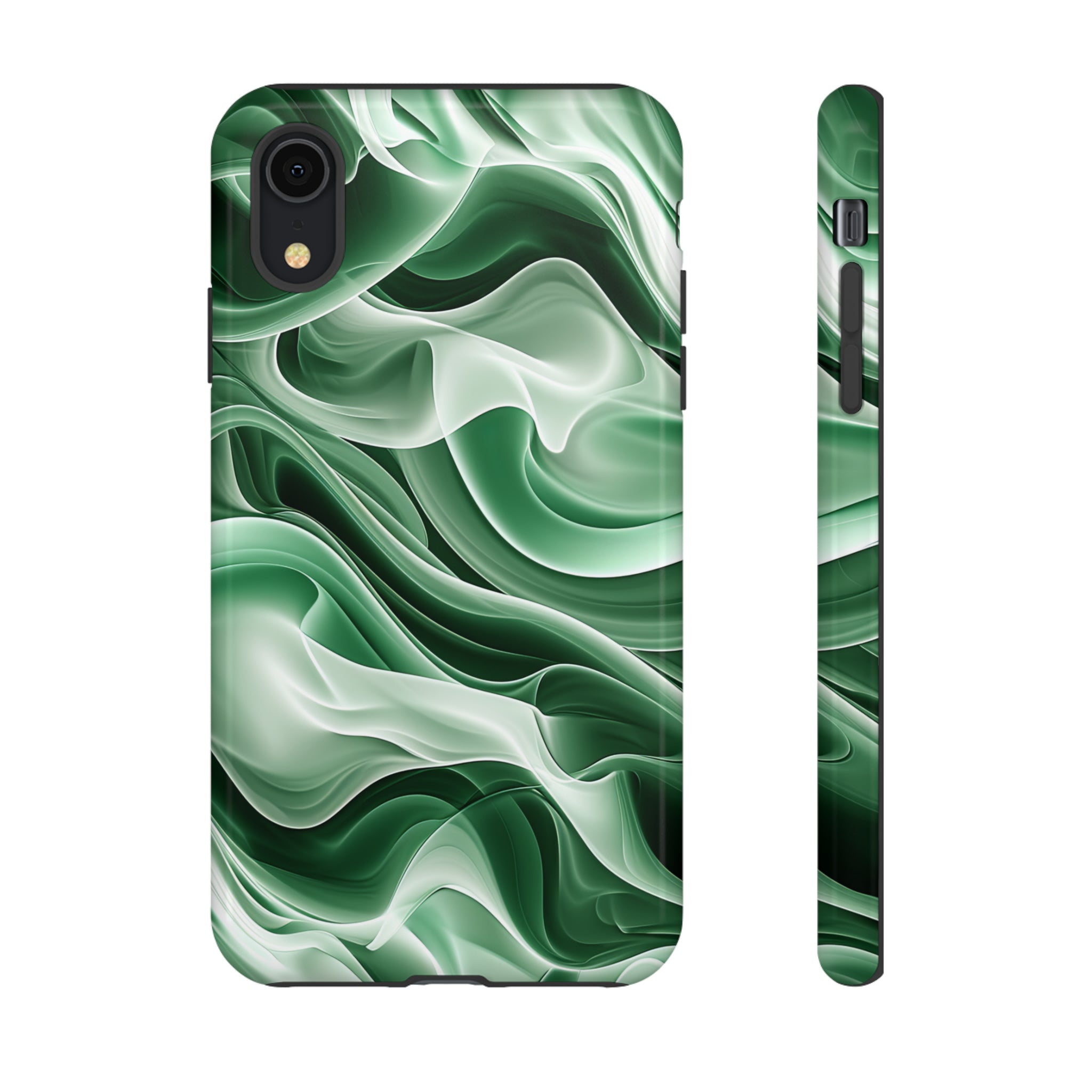 Verdant Wave Elegance - Protective Phone Case