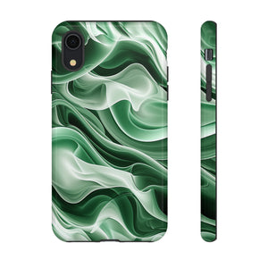 Verdant Wave Elegance - Schutzhülle fürs Telefon