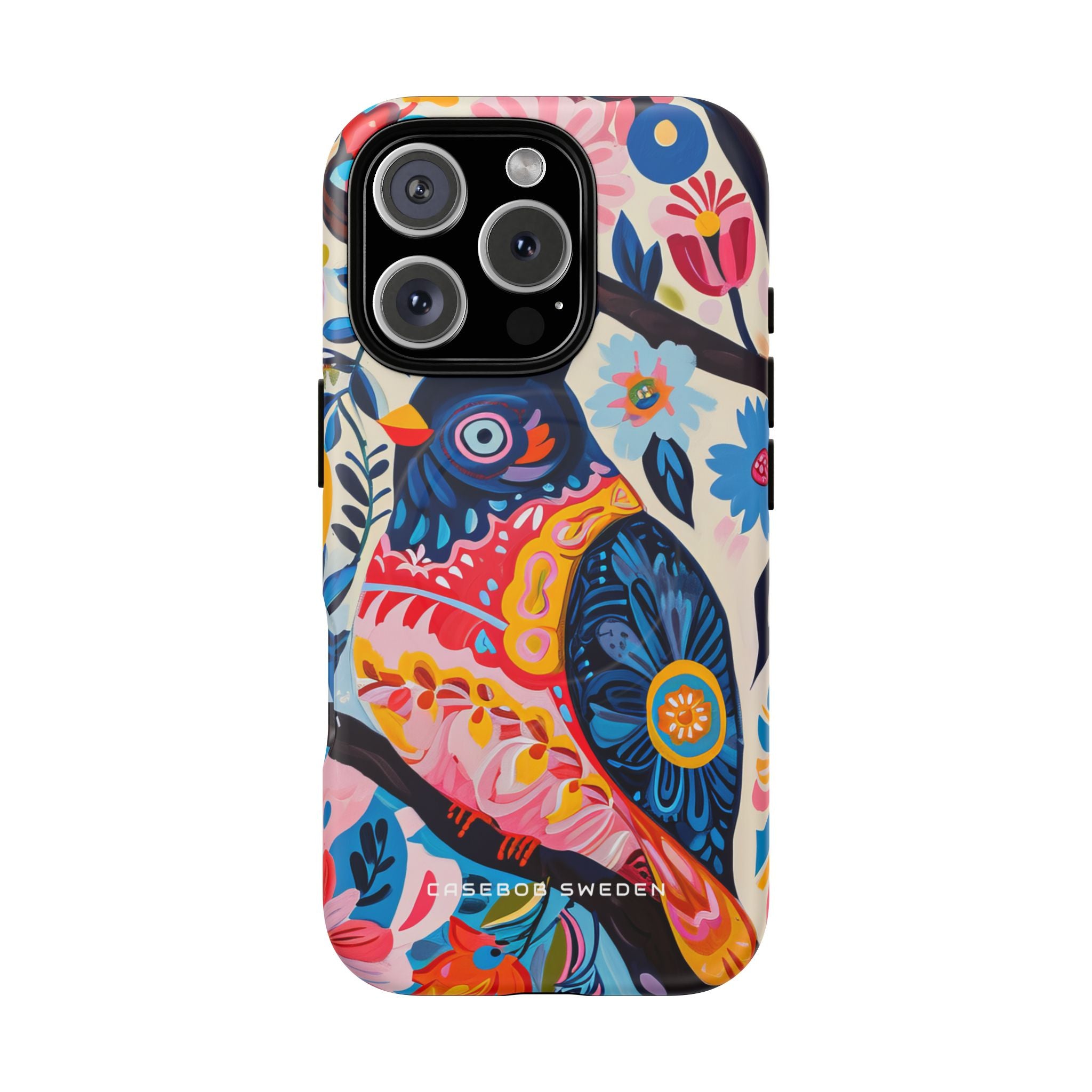 Whimsical Vintage Owl with Floral Charm iPhone 16 | Tough+ Phone Case