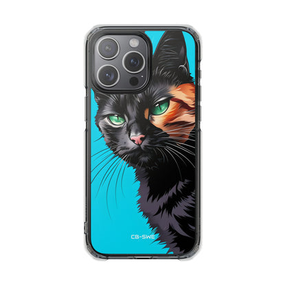 Curious Cat Stare iPhone Case - Impact