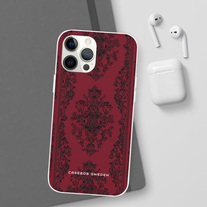 Gothic Crimson Elegance iPhone 12 - Flexi Phone Case