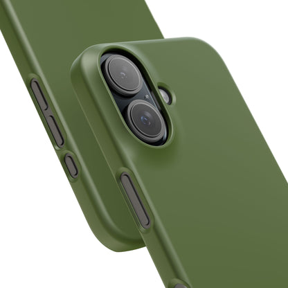 Dark Olive Green iPhone 16 - Slim Phone Case