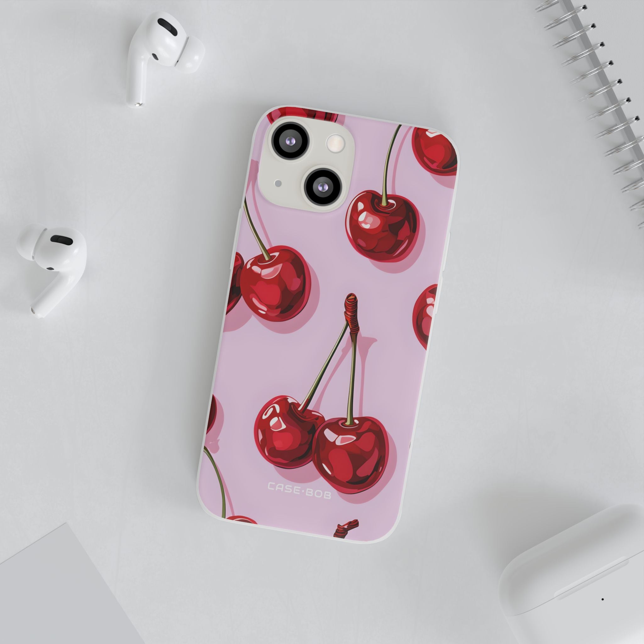 Glossy Cherry Burst iPhone 13 mini Case - Soft