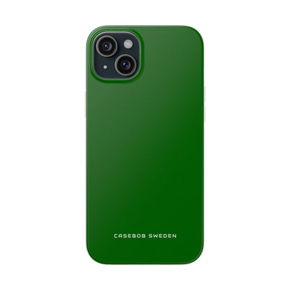 Dark Green iPhone 15 - Flexi Phone Case