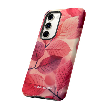 Pink Purple Nature Pattern - Tough Samsung S23 Phone Case