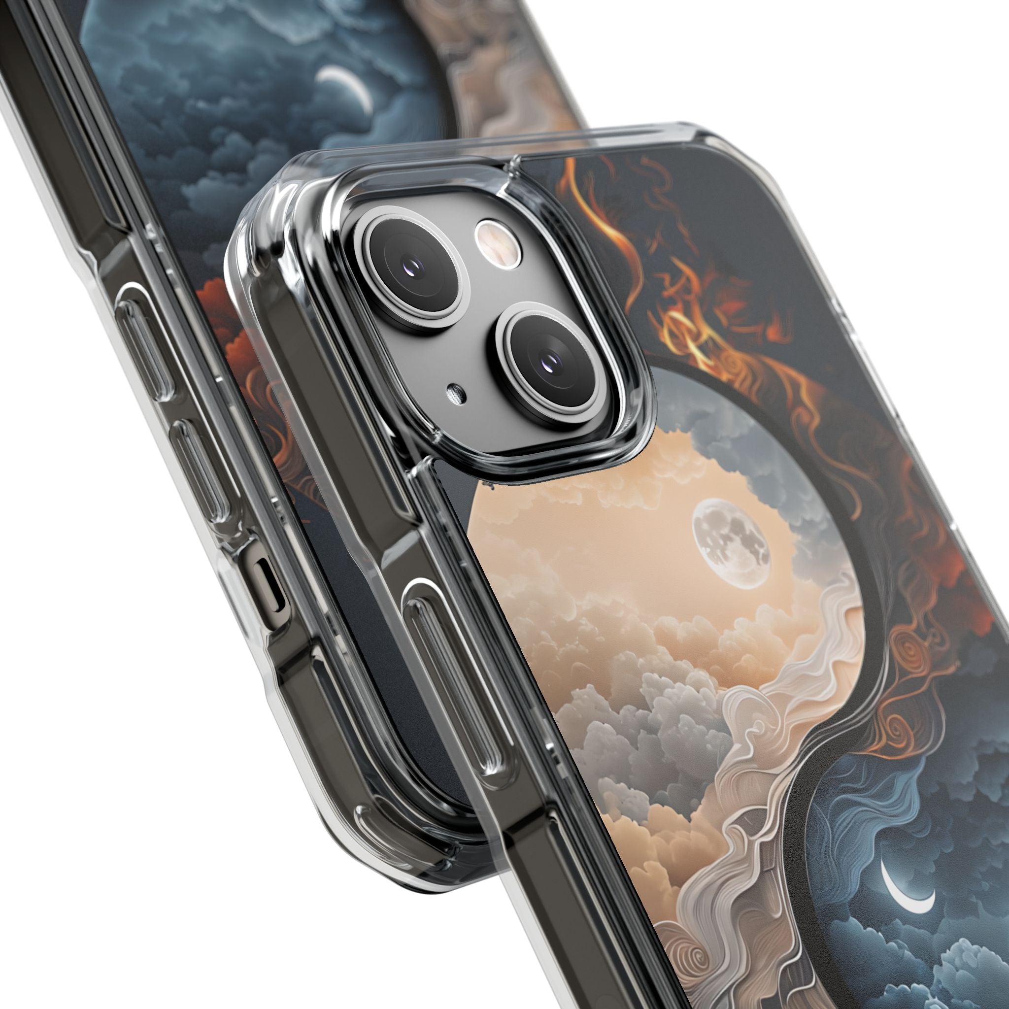 Moonlit Elemental Harmony iPhone Case - Impact