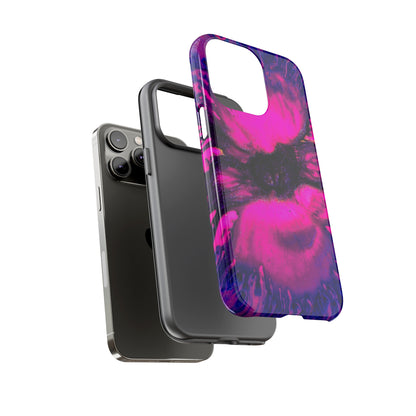 Deep Pink Ink Art iPhone Case (Protective) Phone Case