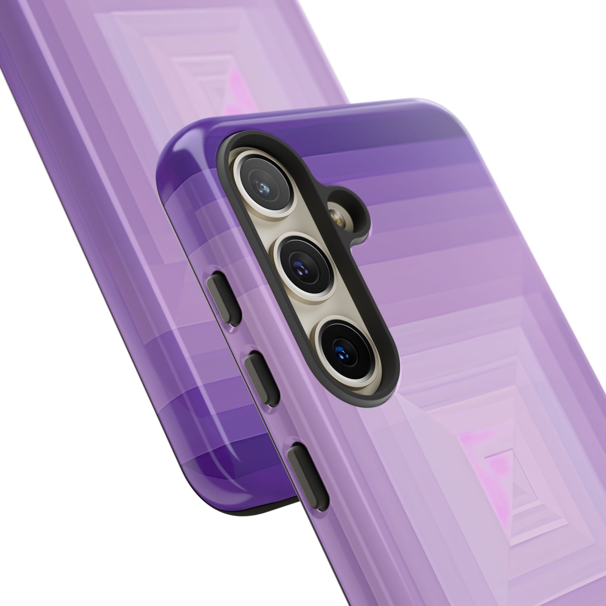 Purple Geometry Vortex Samsung S24 - Tough
