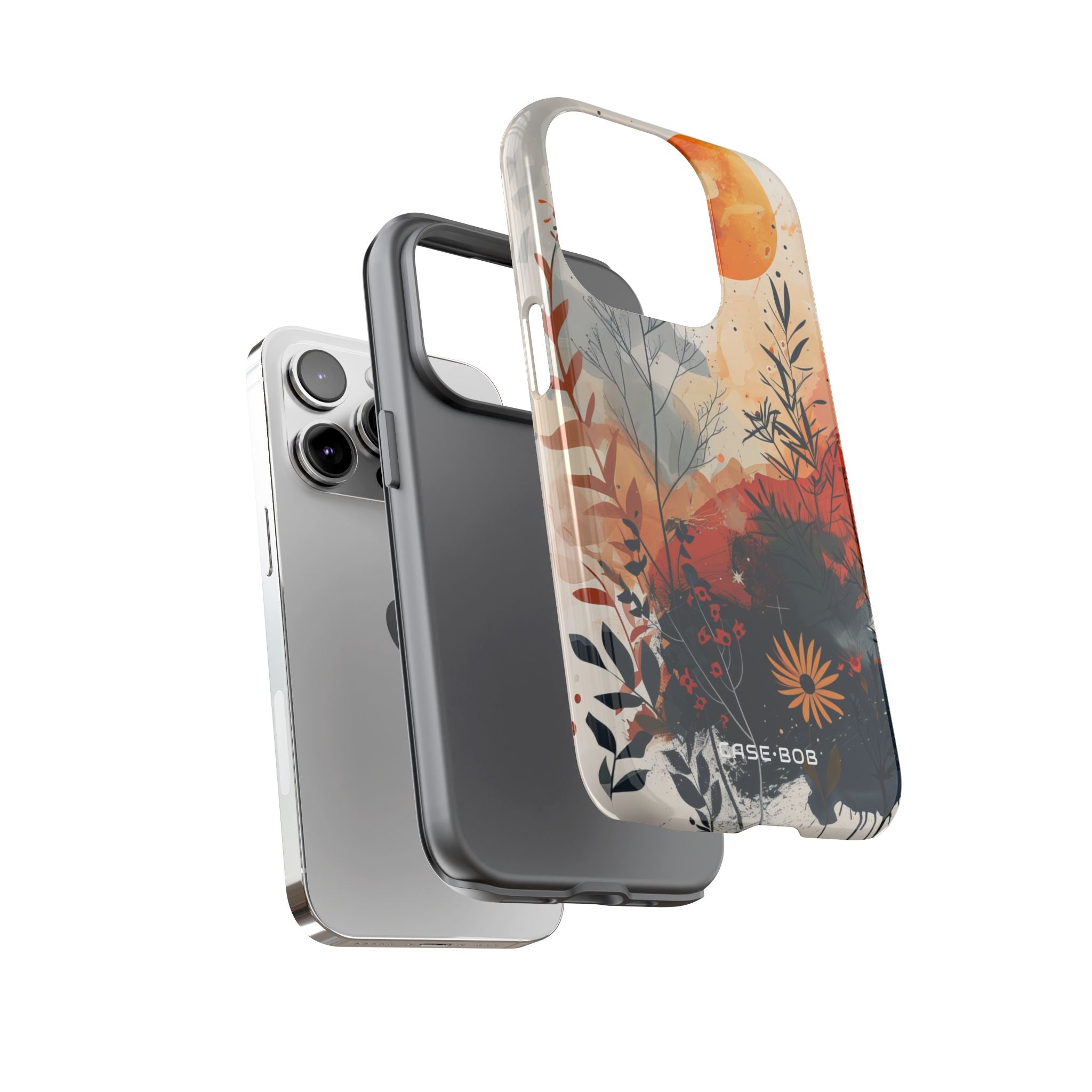 Orange Solstice iPhone 14 Pro Case - Tough