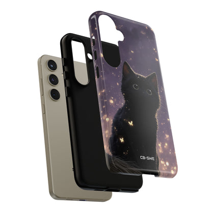 Whimsical Cat Soars - Samsung Case