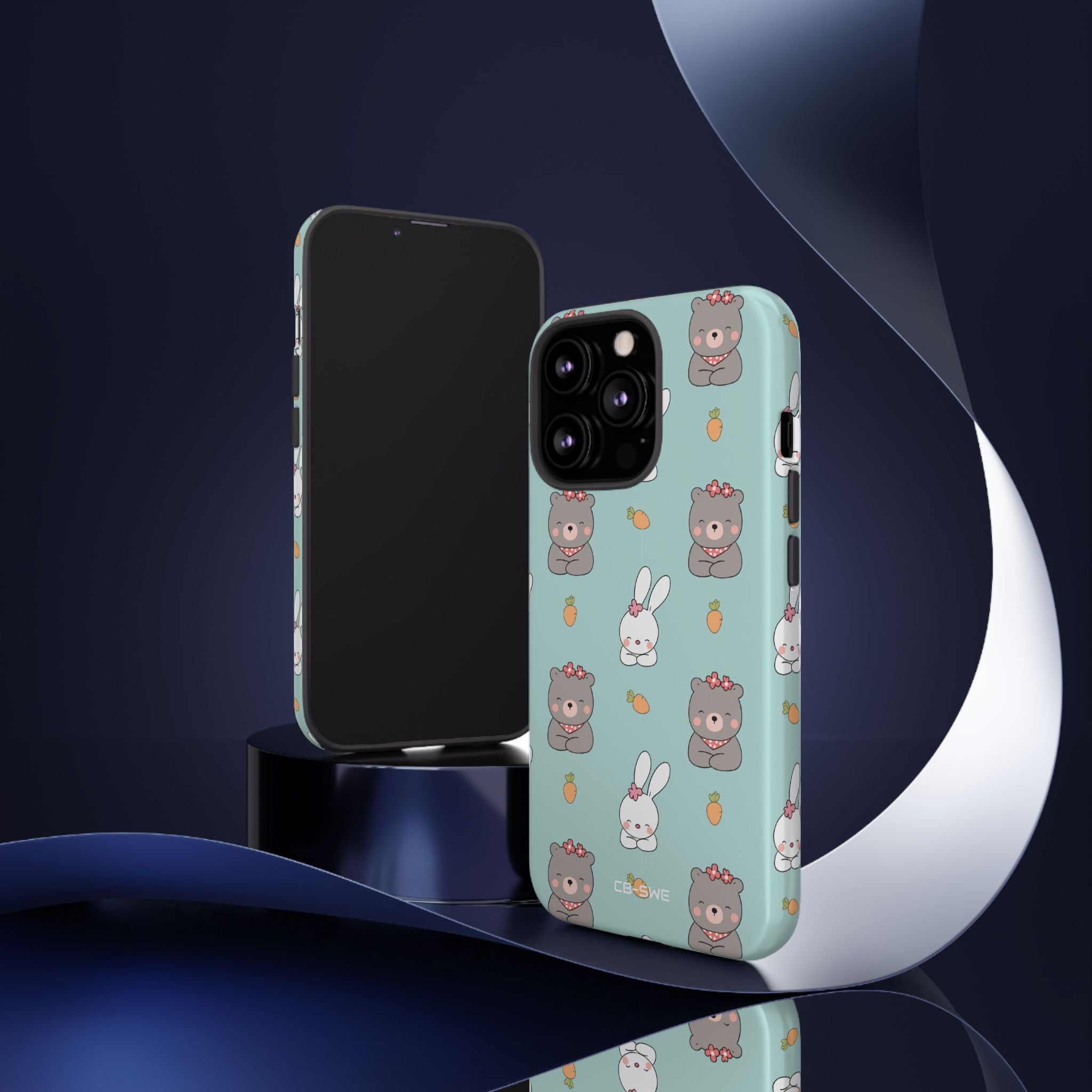 Bunnies Gather Carrots - iPhone Case