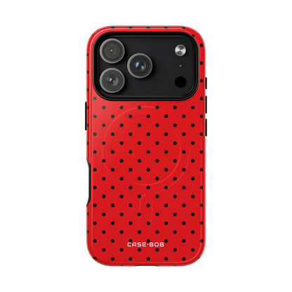 Crimson Dot Matrix iPhone 17 Pro Case - Tough+