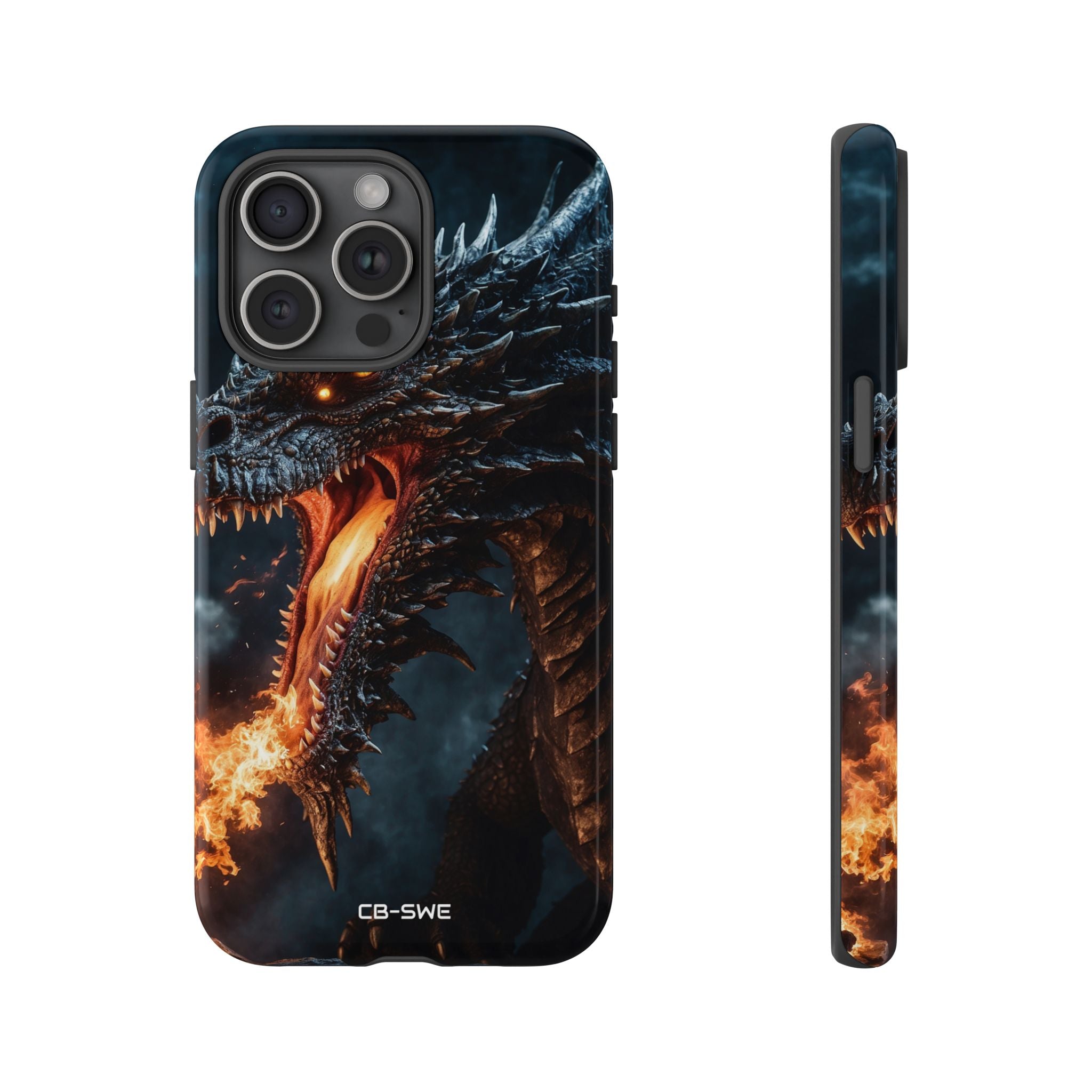 Fiery Breath Erupts - iPhone Case