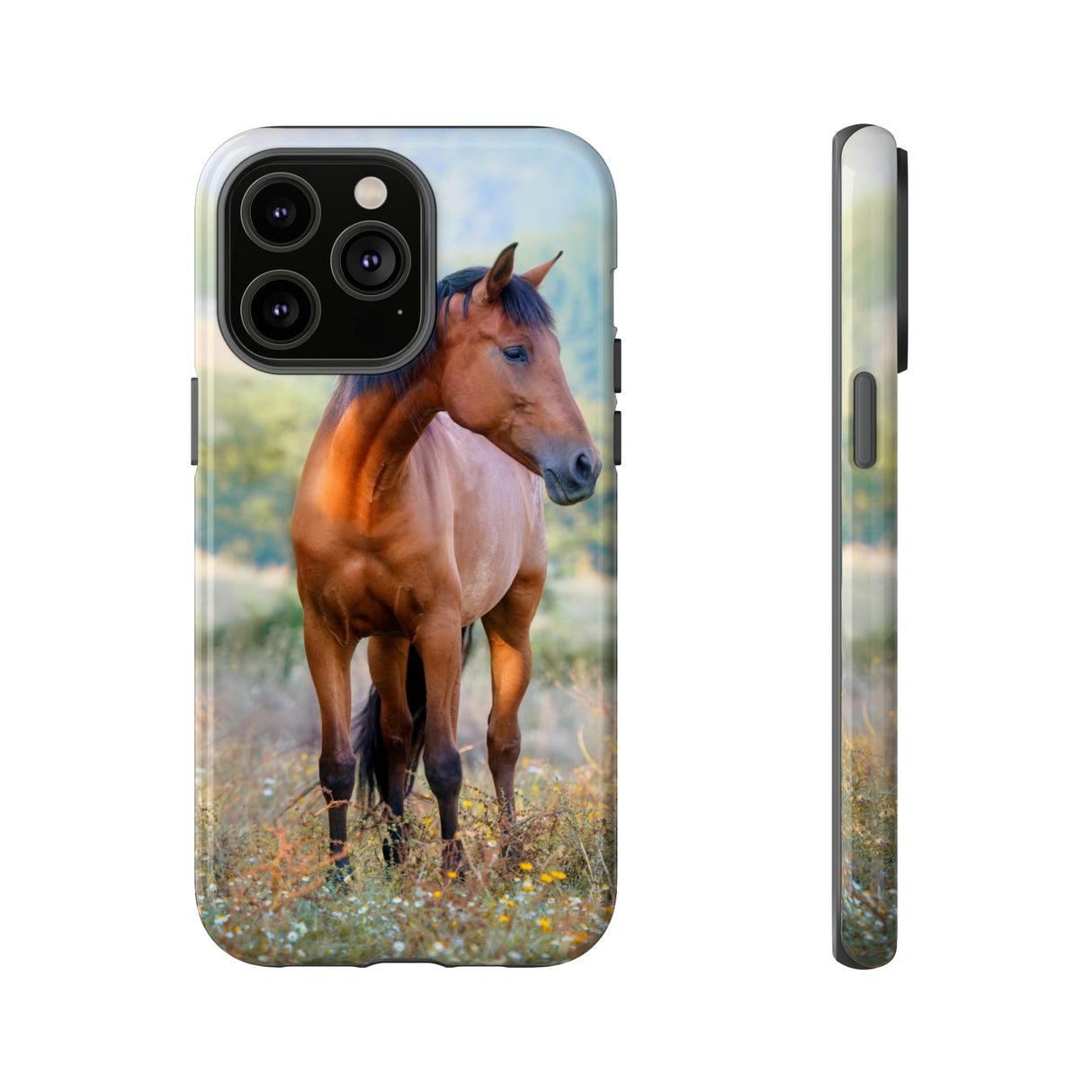 Chestnut Thoroughbred - Protective Phone Case