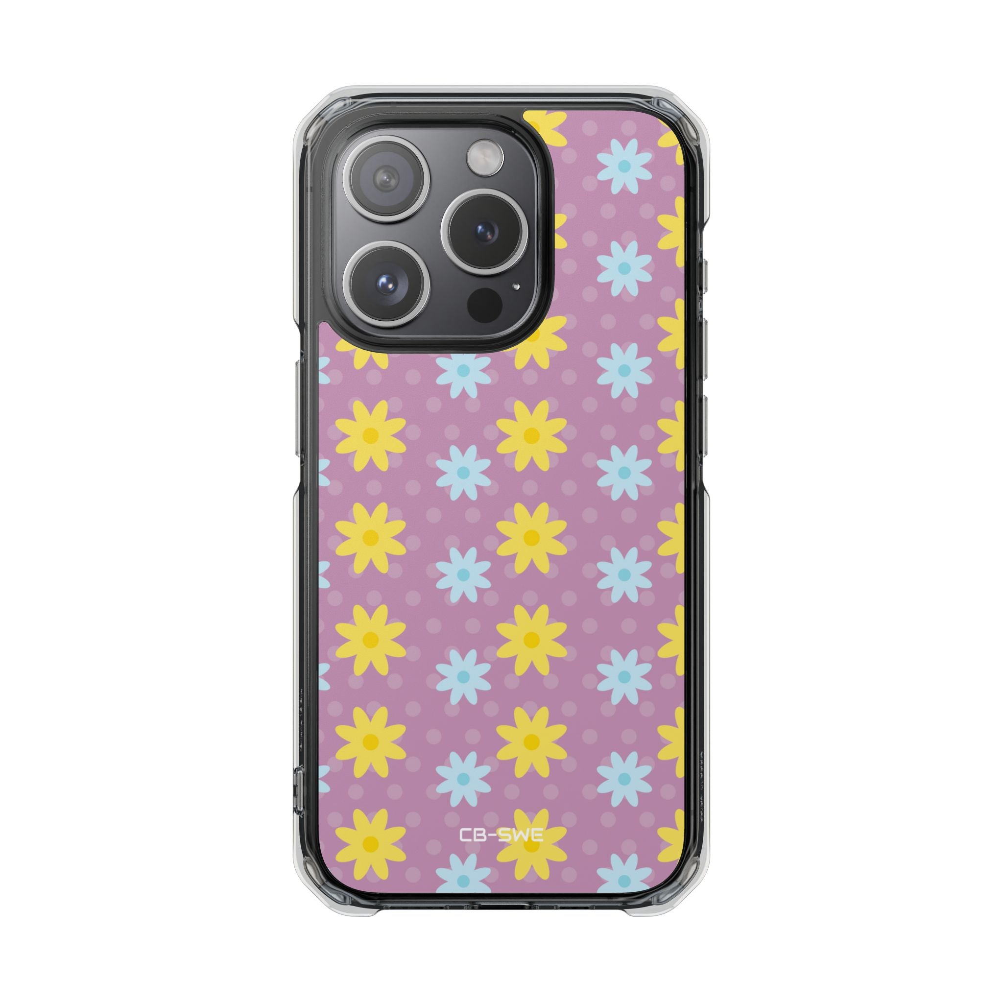 Flower Dots Dance iPhone Case - Impact