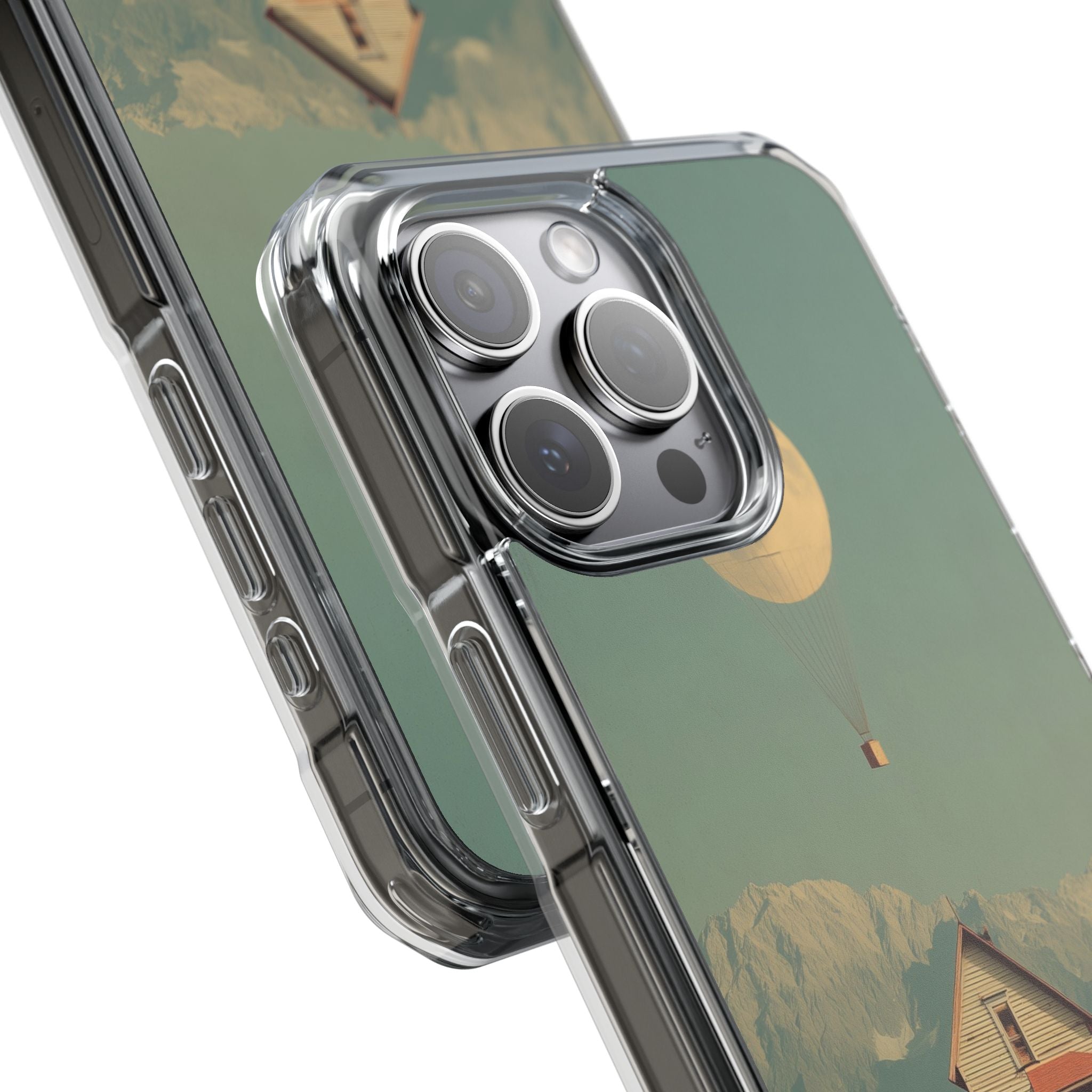 Moon Hovers Low iPhone Case - Impact