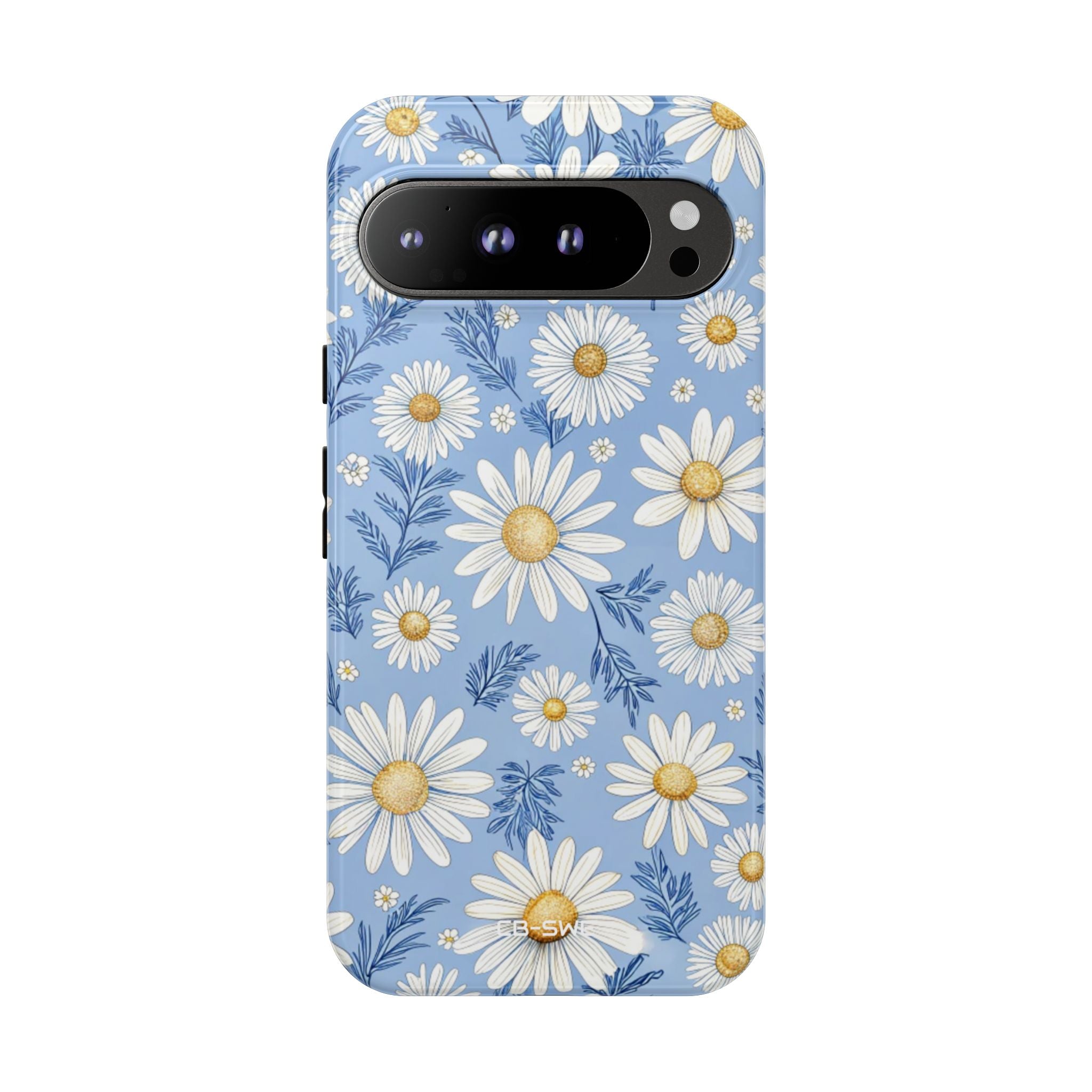 Daisies On Blue - Google Pixel Case