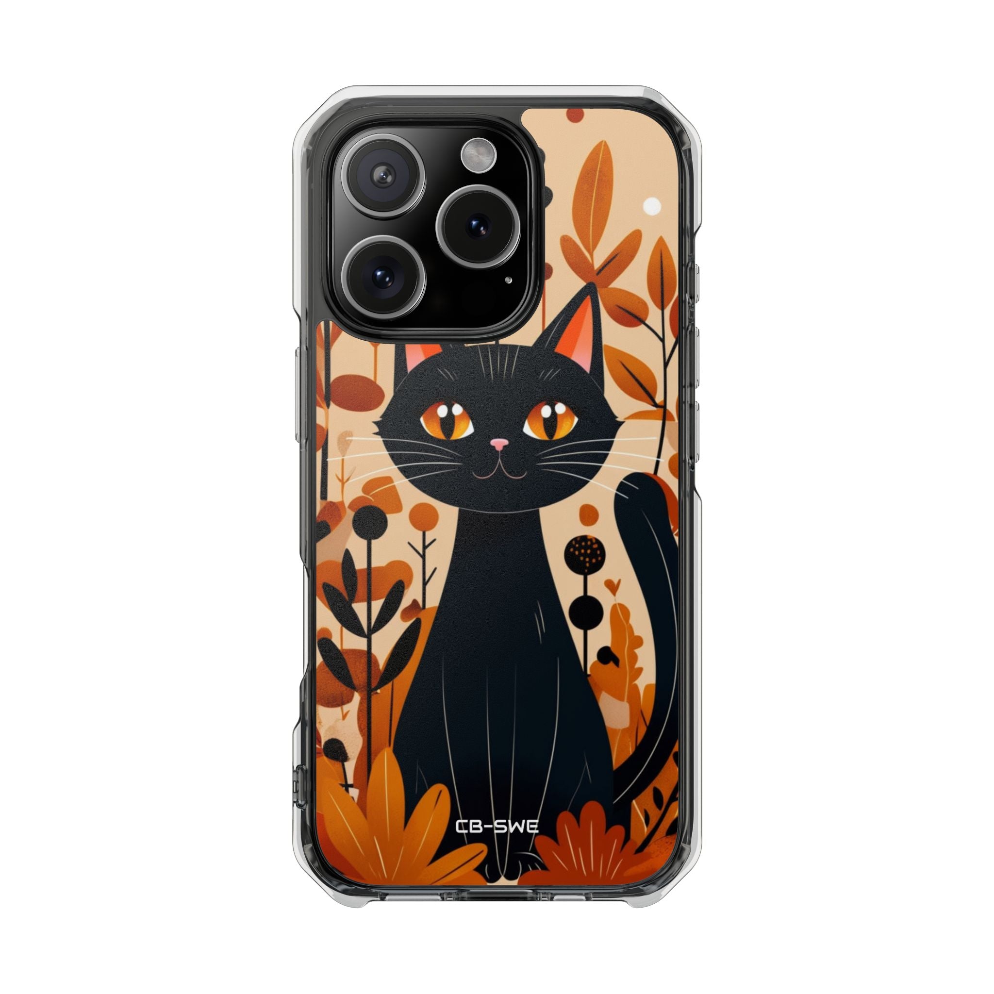 Autumnal Cat Whimsy iPhone Case - Impact