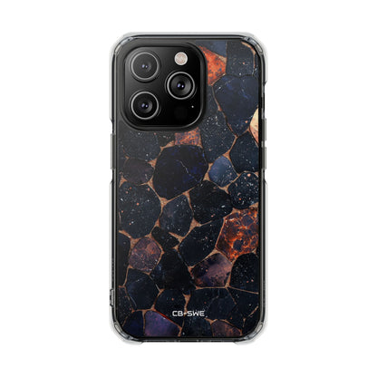 Shimmering Earth Fragments iPhone Case - Impact