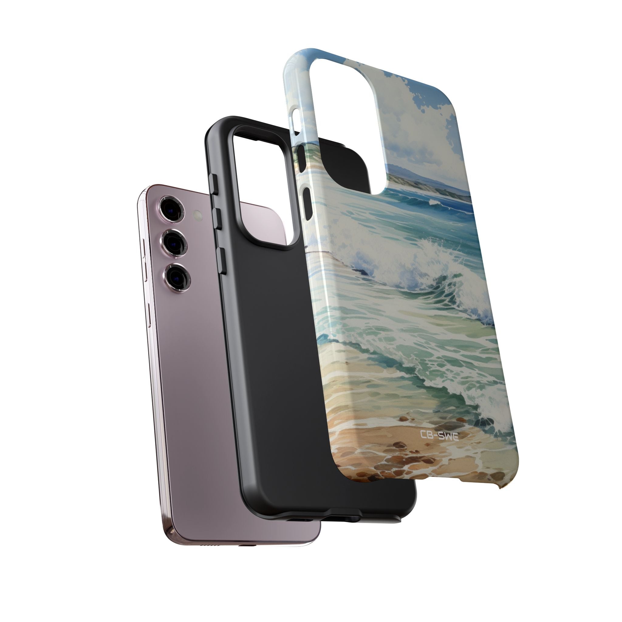 Serene Coastal Watercolors - Samsung Case