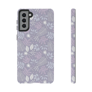 Purple Mona Leaf - Protective Phone Case