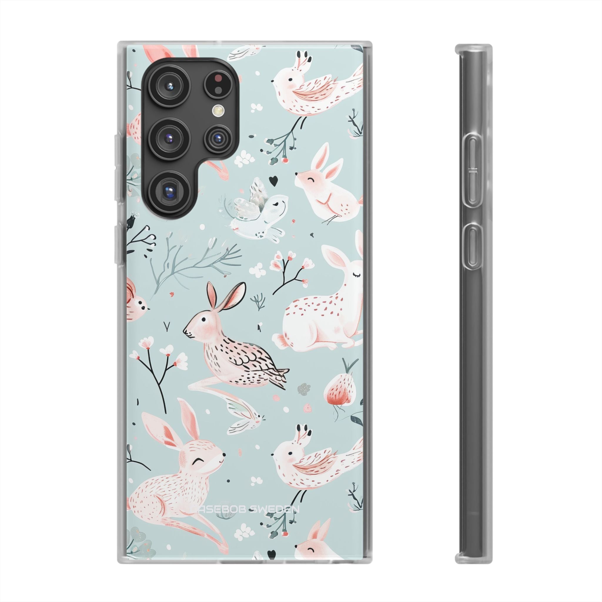 Whimsical Bunny Blossom - Flexi Samsung S22 Phone Case