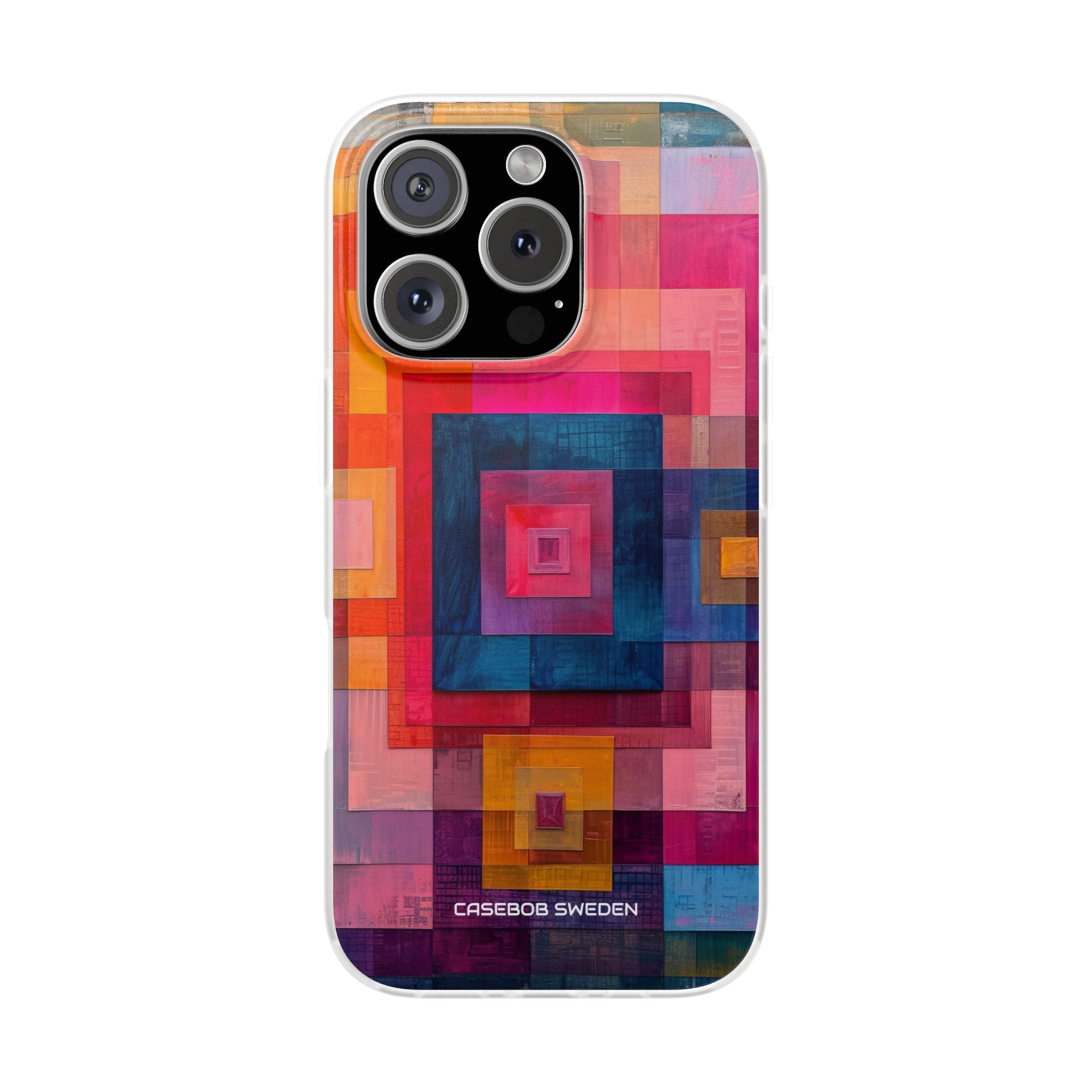 Vibrant Geometry - Flexi iPhone 16 Phone Case