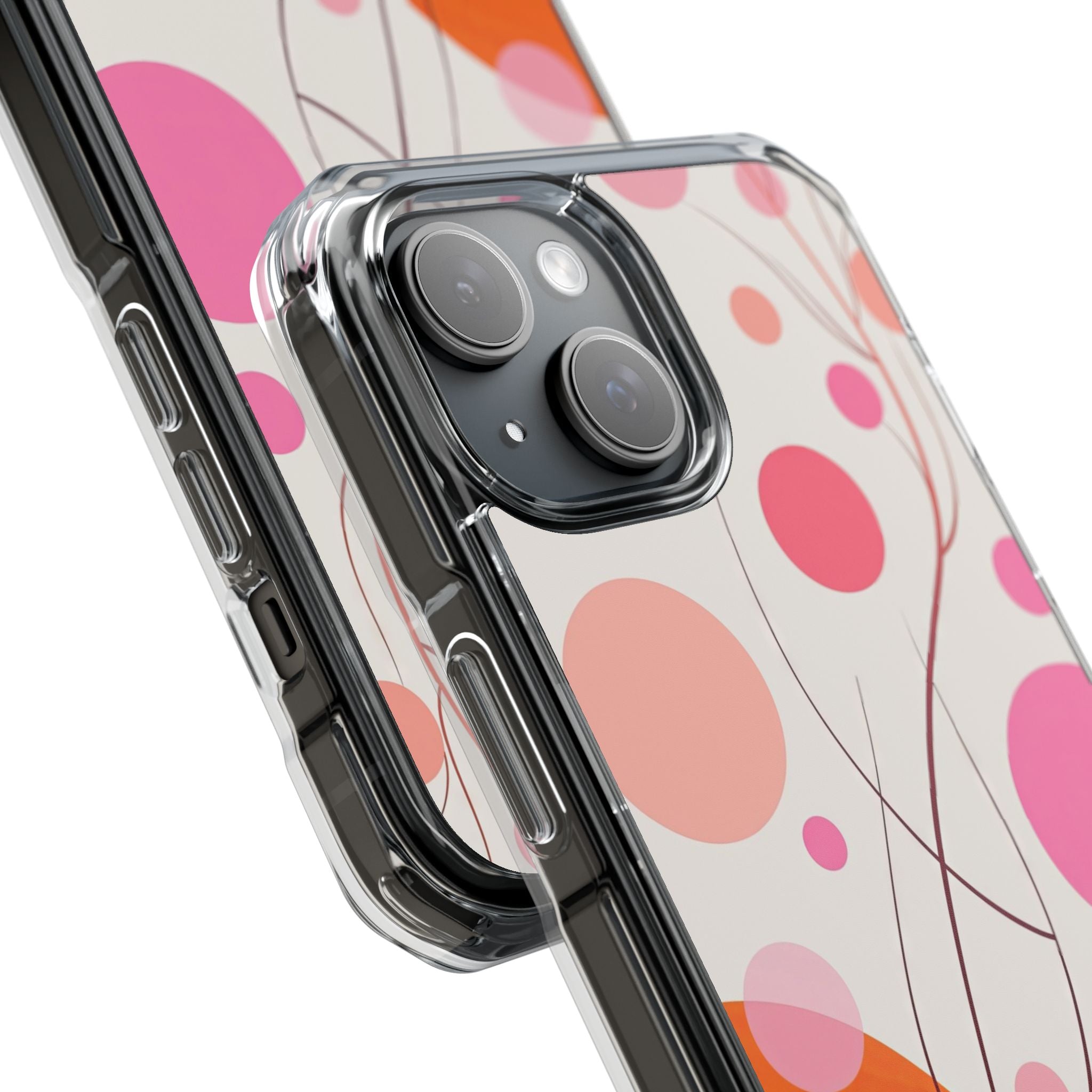 Circles Embrace Lines iPhone Case - Impact