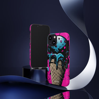 Vibrant Ice Cream Splash - iPhone Case