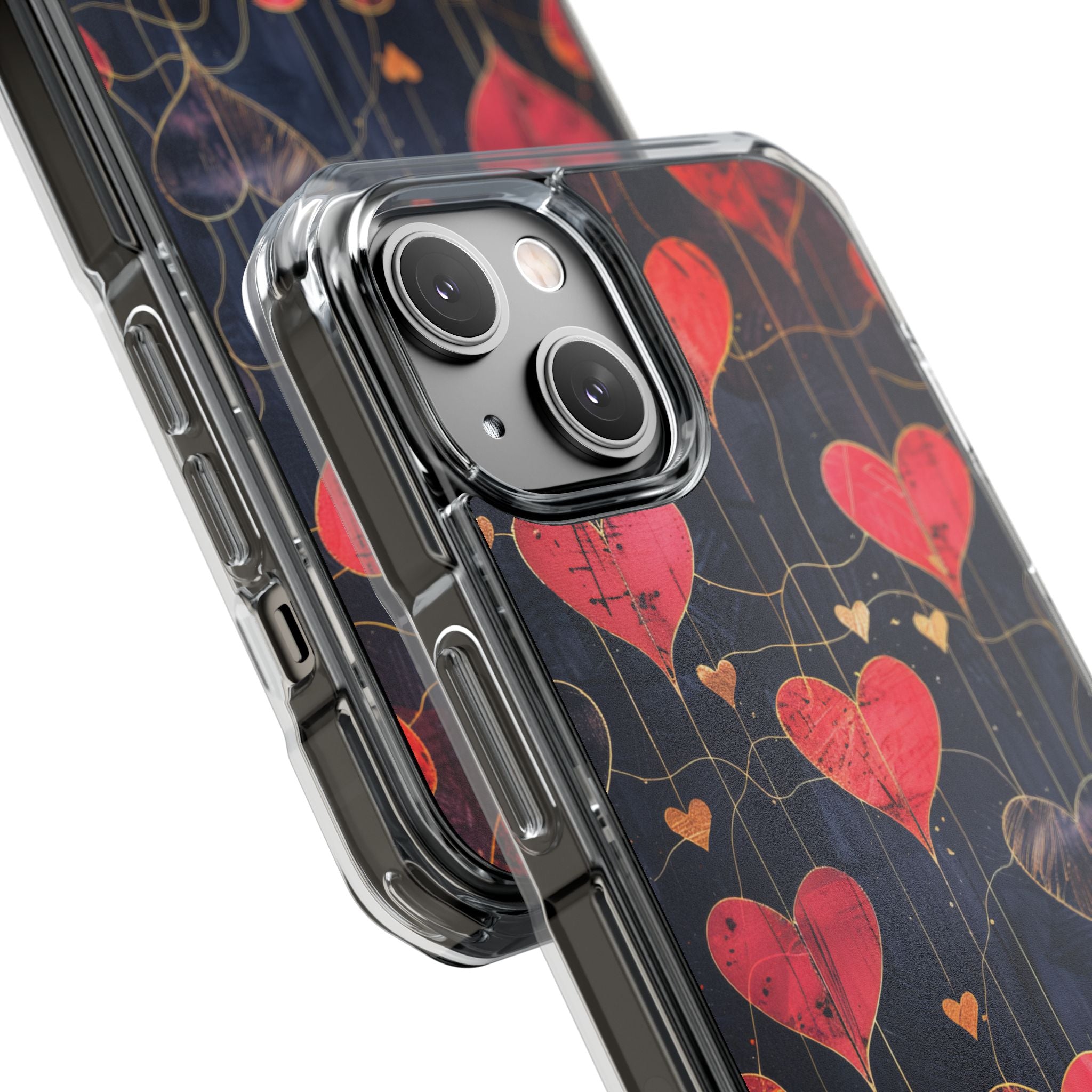 Golden Hearts Network iPhone 14 Case - Impact